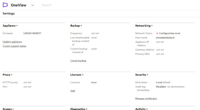 HPE OneView 5.0 SSL & LDAP integration