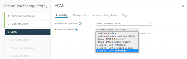 VMware vSAN Storage Policies inside out – Part 2