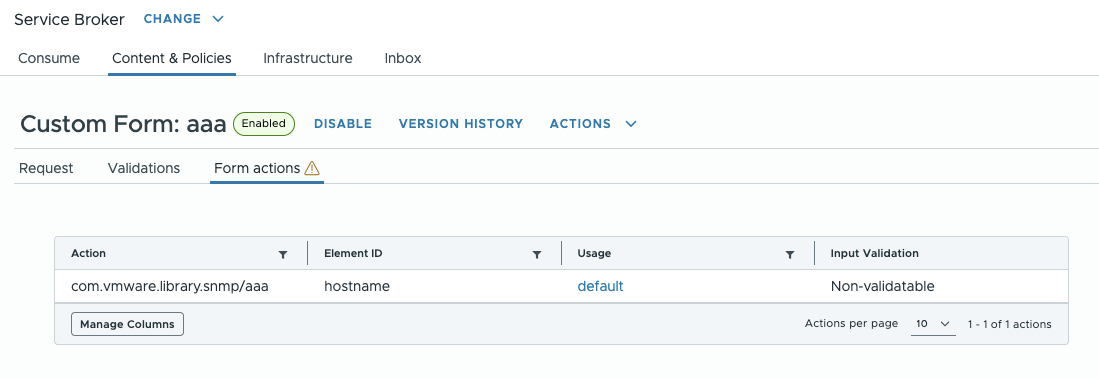 VMware Cloud Foundation Automation Service Broker Input Validation Deep ...