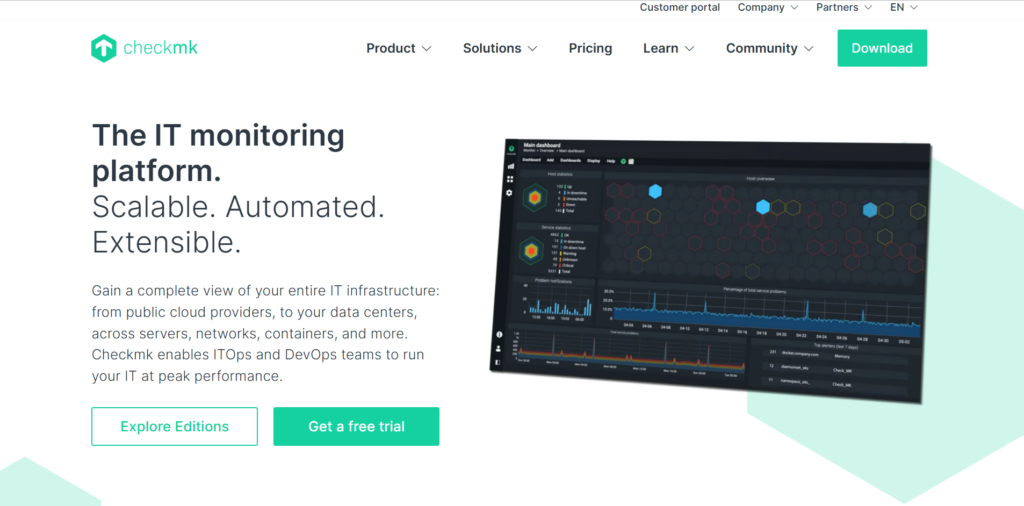 Checkmk monitoring solution