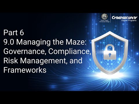 Part 6 - 9.0 Managing the Maze - Governance, Compliance, Risk Management