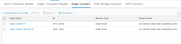 NSX-T Architecture in vSphere with Tanzu – Part 3 – Dedicated Tier 1 Edge Clusters