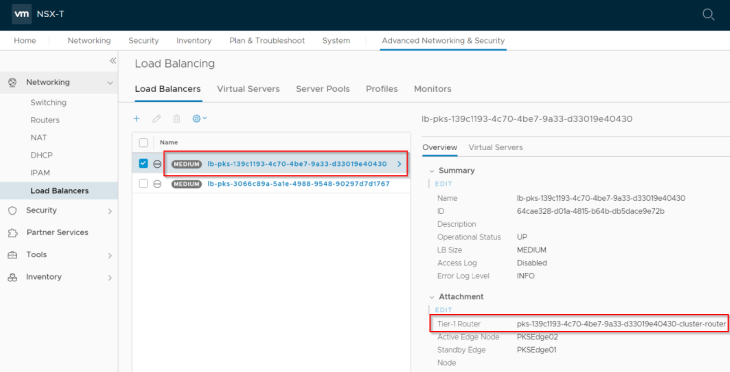 NSX-T Shared Tier 1 Architecture in VMware Enterprise PKS