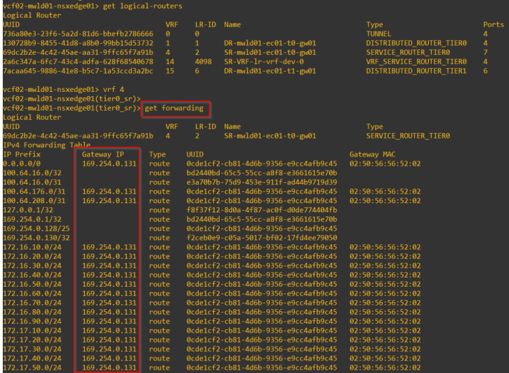 Tier-0 Inter-SR Routing changes in NSX-T 3.0