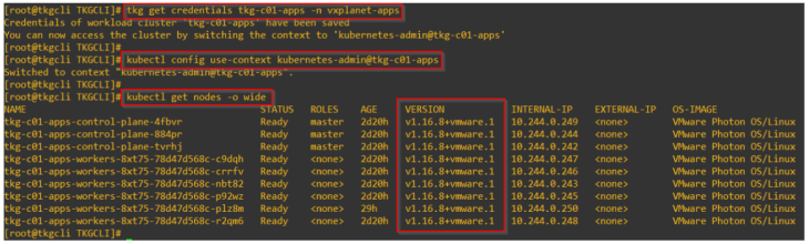 vSphere with Kubernetes on VCF 4.0.1 Consolidated Architecture – Part 4 – TKG CLI