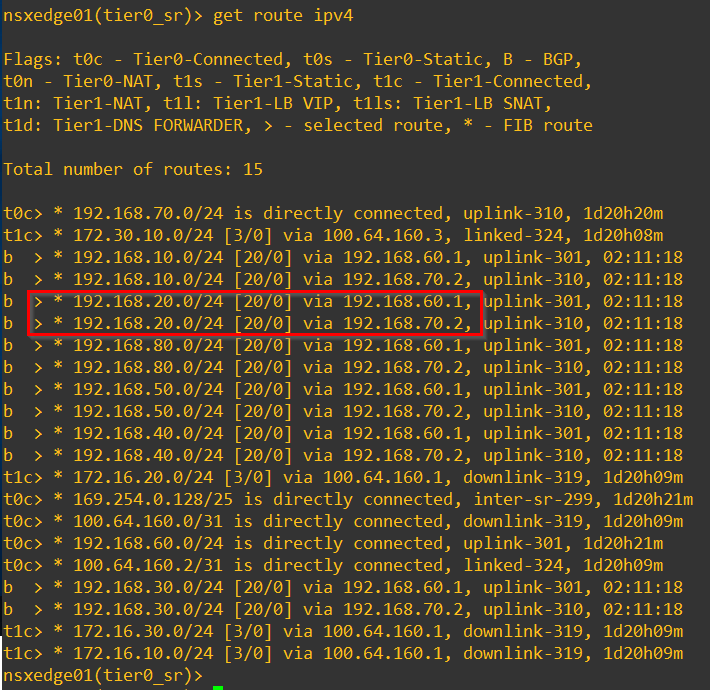NSX-T Tier0 Inter-SR iBGP ECMP Explained