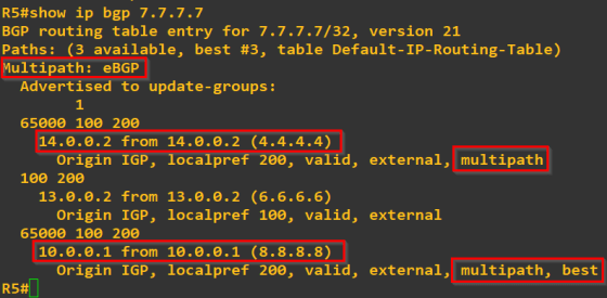 BGP Load sharing and Unequal Cost Load sharing