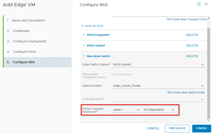 Deploying the NSX-T 2.4 Edge VM Cluster leveraging vSphere DVS PortGroups