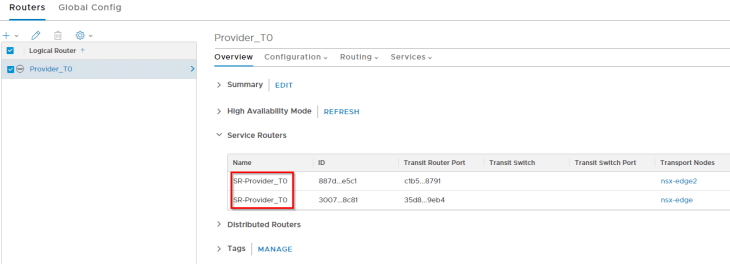 NSX-T Multi N-VDS Single-TEP Baremetal Edges Deployment and Configuration