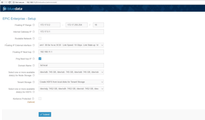 Getting Started with BigData as a Service with Bluedata EPIC Private Cloud – Part 1