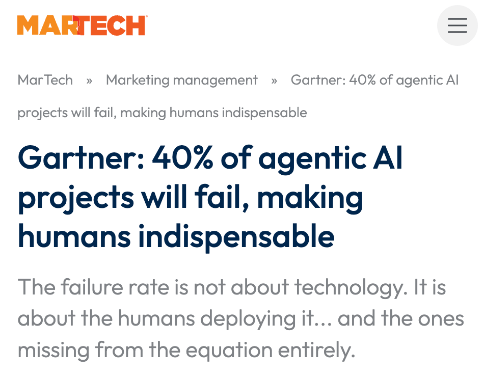 MarTech article headline reading 
